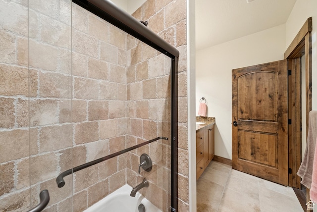 9855 Vista Dr Unit 103, Heber City, UT 84032 - full bath featuring tub / shower combination, vanity, and tile patterned flooring