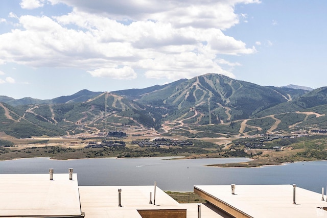 855 E Klaim Dr, Hideout, UT 84036 - view of mountain backdrop with a large body of water