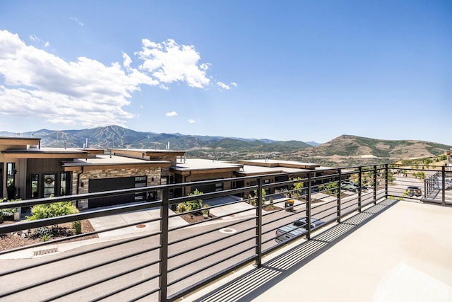855 E Klaim Dr, Hideout, UT 84036 - patio / terrace featuring a mountain view