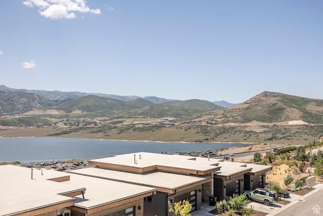 855 E Klaim Dr, Hideout, UT 84036 - view of mountain backdrop with a nearby body of water