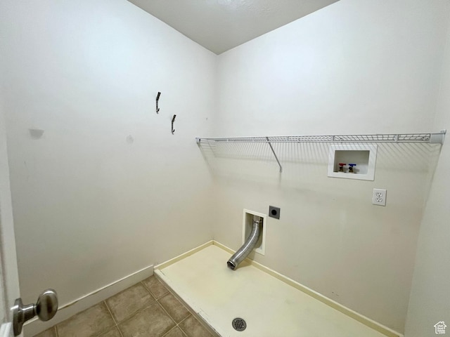 3794 W Angelica Ct, South Jordan, UT 84095 - laundry room featuring hookup for an electric dryer, hookup for a washing machine, and light tile patterned flooring