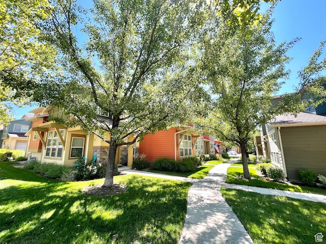 3794 W Angelica Ct, South Jordan, UT 84095 - view of front of property featuring a front yard and a residential view
