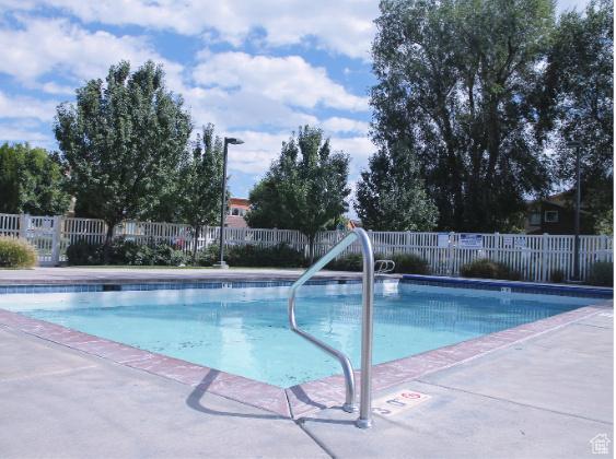 3794 W Angelica Ct, South Jordan, UT 84095 - community pool featuring a patio