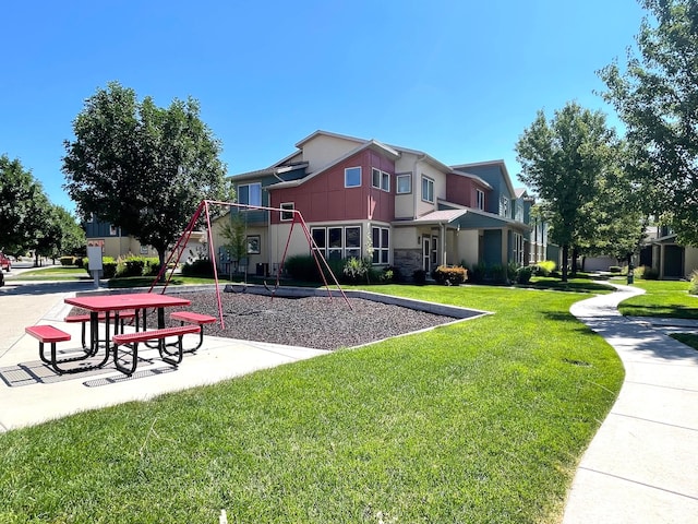 3794 W Angelica Ct, South Jordan, UT 84095 - view of home's community featuring a lawn