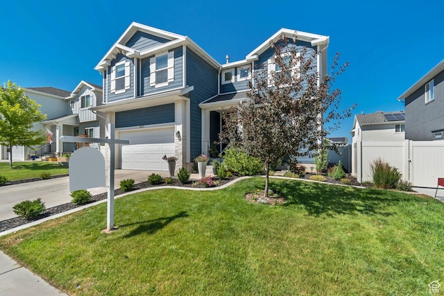 4913 E Golden Meadow Xing, Eagle Mountain, UT 84005 - traditional home with concrete driveway and an attached garage