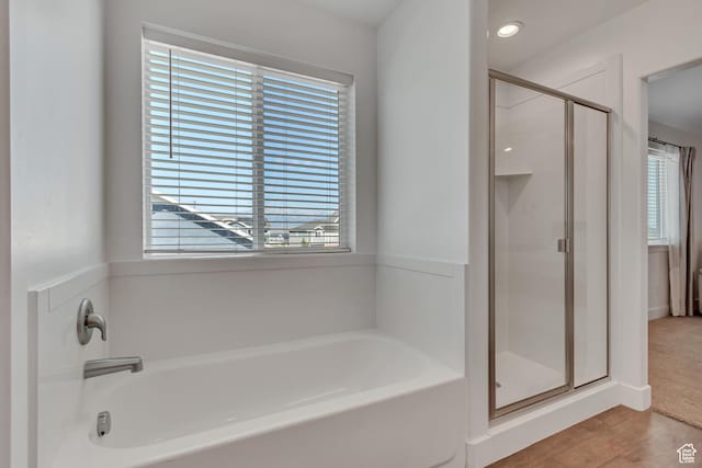 4913 E Golden Meadow Xing, Eagle Mountain, UT 84005 - full bath with a stall shower and a bath