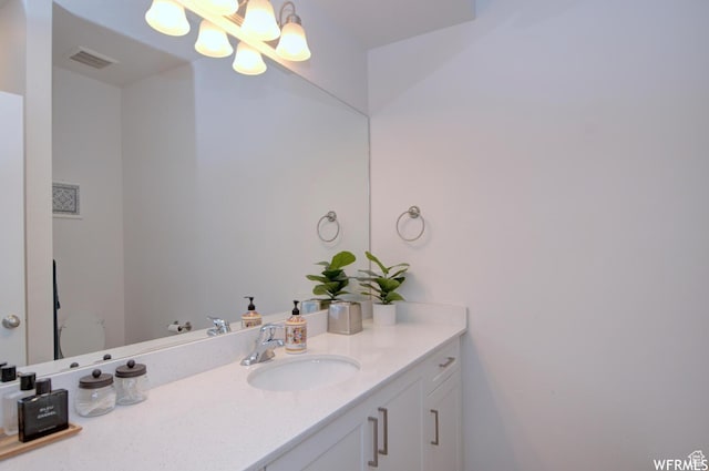 1690 S 225 W, Clearfield, UT 84015 - bathroom with vanity and a chandelier