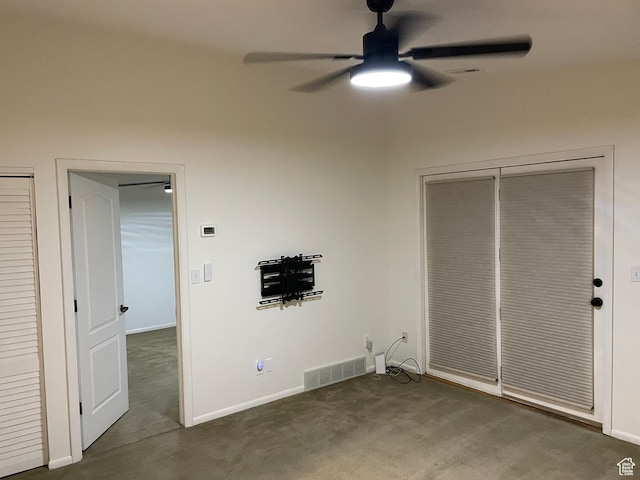 484 N 300 W, Logan, UT 84321 - unfurnished bedroom featuring carpet flooring and ceiling fan
