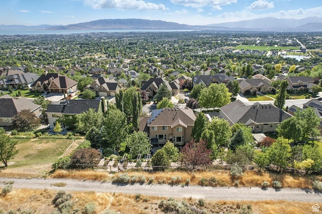 9116 Silver Lake Dr, Cedar Hills, UT 84062 - aerial view of residential area with a mountainous background