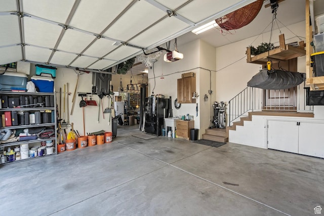 9116 Silver Lake Dr, Cedar Hills, UT 84062 - garage with a garage door opener