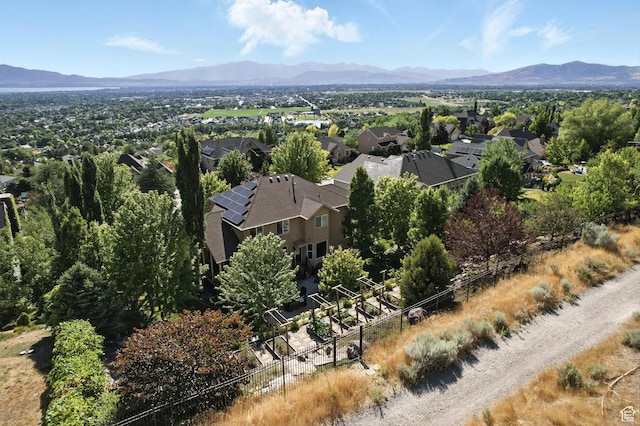 9116 Silver Lake Dr, Cedar Hills, UT 84062 - aerial view of residential area featuring a mountainous background