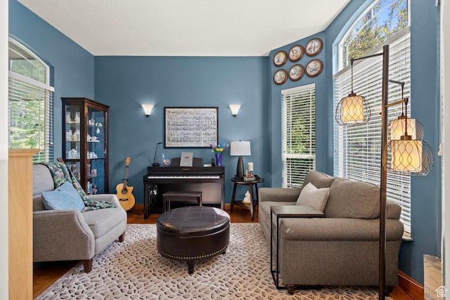 9116 Silver Lake Dr, Cedar Hills, UT 84062 - living area featuring wood finished floors