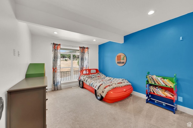 2423 W Cedarline Loop, Stockton, UT 84071 - carpeted bedroom with recessed lighting