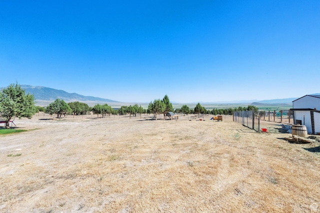 2423 W Cedarline Loop, Stockton, UT 84071 - view of yard featuring a rural view and a mountain view