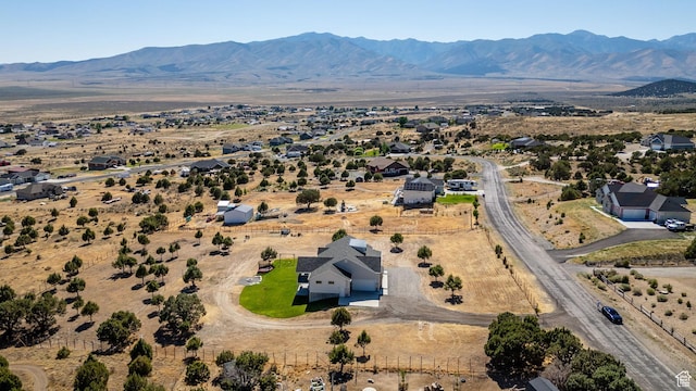 2423 W Cedarline Loop, Stockton, UT 84071 - drone / aerial view of a mountainous background