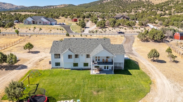 2423 W Cedarline Loop, Stockton, UT 84071 - view from above of property with a mountainous background