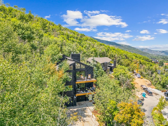 947 Northstar Dr, Park City, UT 84060 - bird's eye view of mountains and a heavily wooded area
