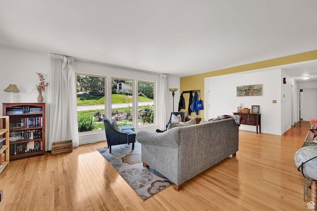 4445 Fillmore Ave, Ogden, UT 84403 - living room featuring light wood-type flooring