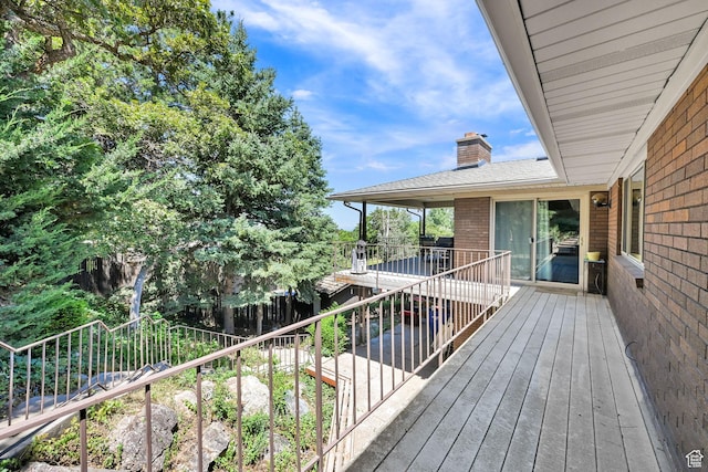 4445 Fillmore Ave, Ogden, UT 84403 - view of wooden terrace