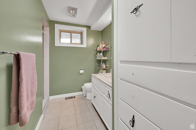 4445 Fillmore Ave, Ogden, UT 84403 - full bathroom with tile patterned floors, vanity, and a shower