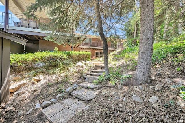4445 Fillmore Ave, Ogden, UT 84403 - view of yard featuring stairs