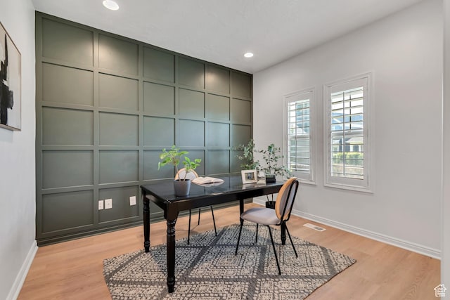10741 S Topview Rd, South Jordan, UT 84095 - home office with light wood-type flooring and recessed lighting