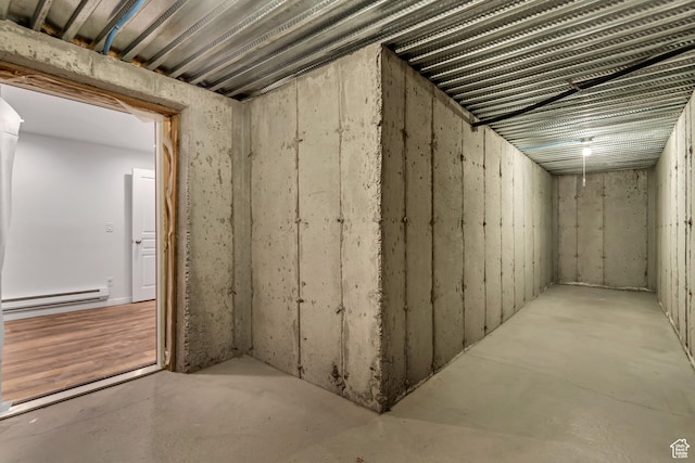 10741 S Topview Rd, South Jordan, UT 84095 - below grade area with a baseboard radiator