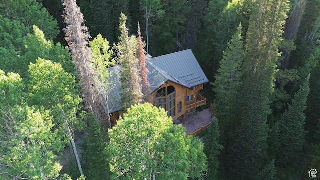 8581 Shingle Mill Dr, Oakley, UT 84055 - view of subject property with a heavily wooded area