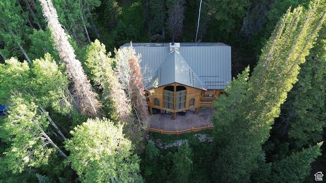 8581 Shingle Mill Dr, Oakley, UT 84055 - aerial view of property and surrounding area featuring a forest
