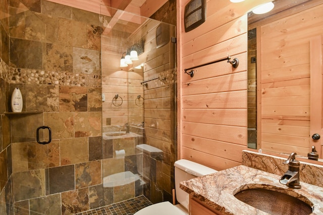 8581 Shingle Mill Dr, Oakley, UT 84055 - full bathroom with vanity and a stall shower