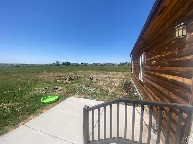 6689 W 7625 S, Myton, UT 84052 - view of yard with a view of countryside and a patio