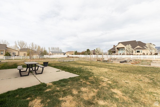 1444 N 3775 W, Cedar City, UT 84721 - view of yard with a vegetable garden and a patio area