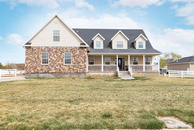 1444 N 3775 W, Cedar City, UT 84721 - view of front of home featuring a porch and stone siding
