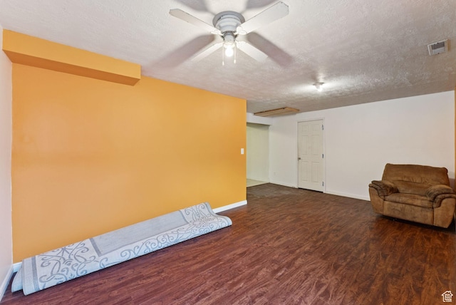 2970 W Shadow Park Dr, West Valley City, UT 84119 - unfurnished room with a textured ceiling, wood finished floors, and a ceiling fan