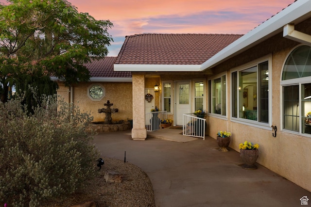 763 W 100 N, Hurricane, UT 84737 - view of patio terrace at dusk