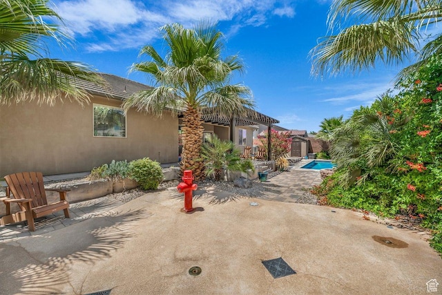 3334 W 2700 S, Hurricane, UT 84737 - view of patio featuring a storage shed