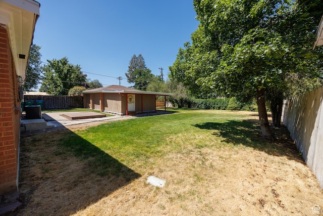875 N 50 W, Orem, UT 84057 - fenced backyard featuring an outdoor structure