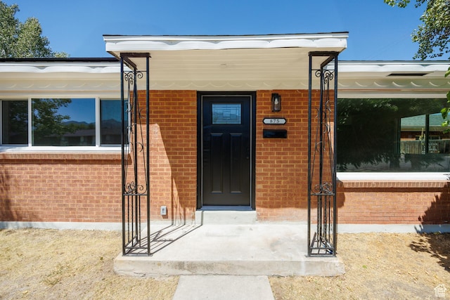 875 N 50 W, Orem, UT 84057 - doorway to property featuring brick siding