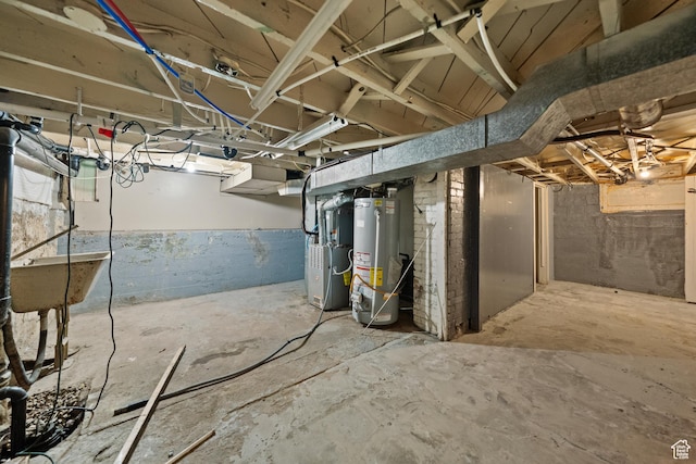 726 E 29th S, Ogden, UT 84403 - unfinished basement with gas water heater and heating unit