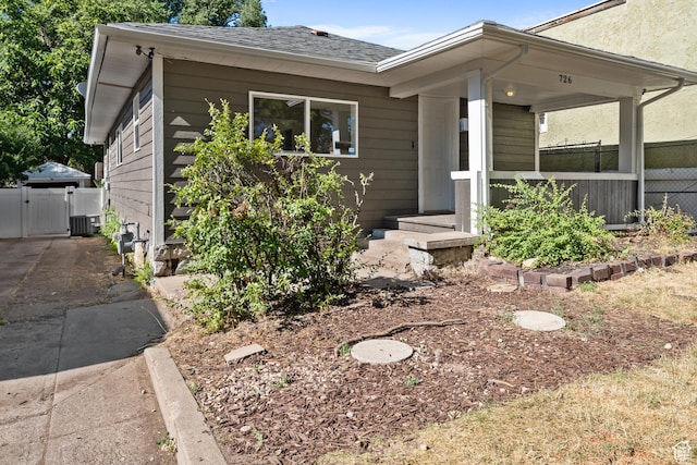 726 E 29th S, Ogden, UT 84403 - view of front facade featuring a gate and roof with shingles