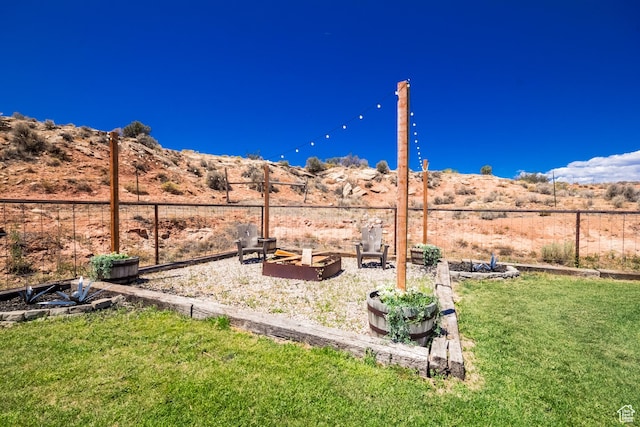 5375 N Canal Rd, Lapoint, UT 84039 - view of yard featuring a garden