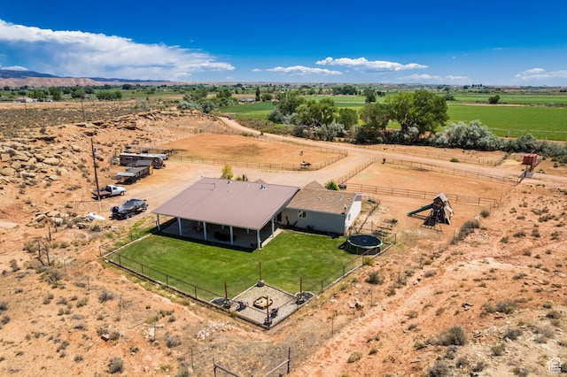5375 N Canal Rd, Lapoint, UT 84039 - overview of rural landscape