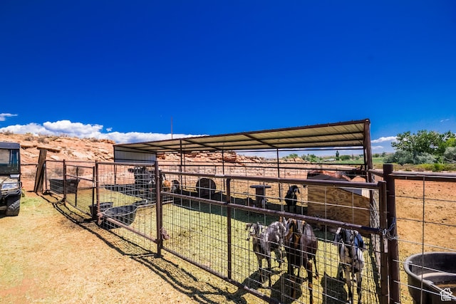 5375 N Canal Rd, Lapoint, UT 84039 - view of yard featuring an exterior structure and an outbuilding