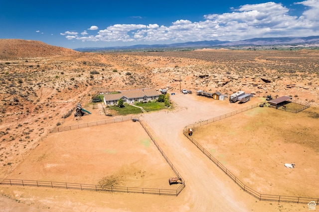 5375 N Canal Rd, Lapoint, UT 84039 - overview of rural landscape featuring a mountain backdrop and a desert landscape