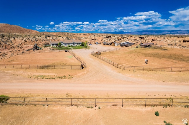 5375 N Canal Rd, Lapoint, UT 84039 - view of rural area featuring a mountain backdrop
