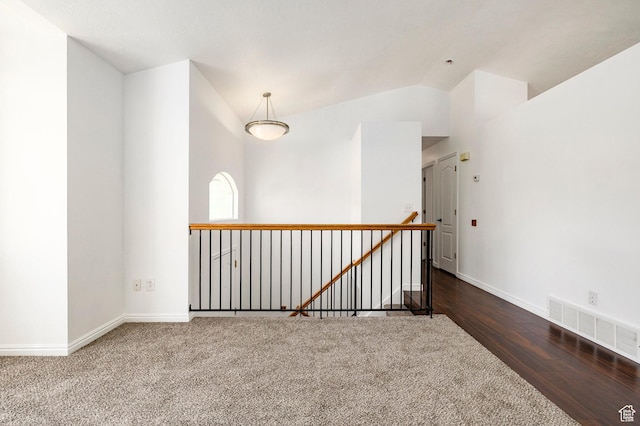 902 W 4200 S, Riverdale, UT 84405 - empty room featuring lofted ceiling and wood finished floors