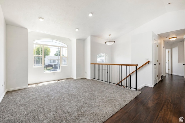 902 W 4200 S, Riverdale, UT 84405 - empty room featuring dark wood finished floors, recessed lighting, and fire sprinkler in ceiling
