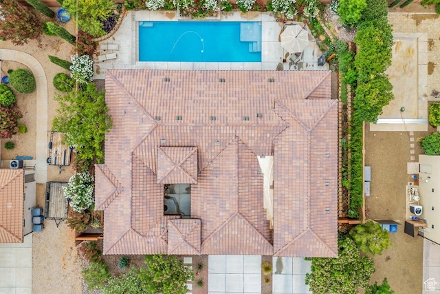 2751 S 3970 W, Hurricane, UT 84737 - aerial view of property and surrounding area featuring a pool area