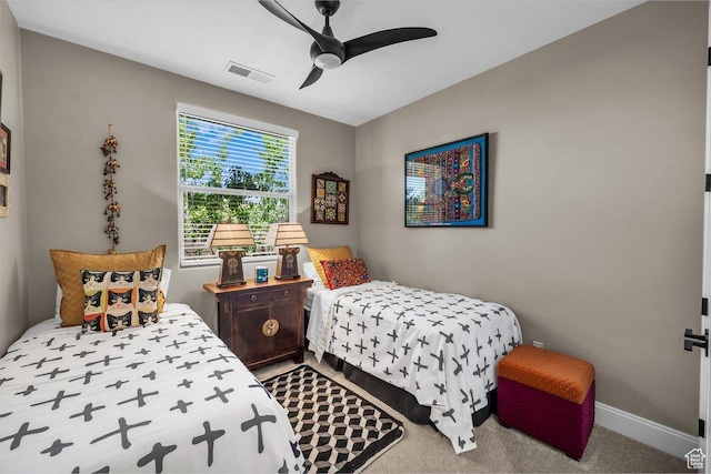 2751 S 3970 W, Hurricane, UT 84737 - bedroom featuring ceiling fan and carpet flooring