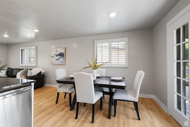 2111 W 5800 S, Roy, UT 84067 - dining area featuring light wood-style flooring and recessed lighting